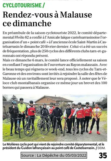 2022 03 05 article La Depeche v1